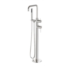 Artos FS513TKBN - Round Floor Mount Tub Filler Trim Kit with Low Spout Brushed Nickel