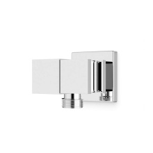 Artos FSC1002CH - Square Shower Outlet Elbow and Holder with Adjustable escutcheon chrome