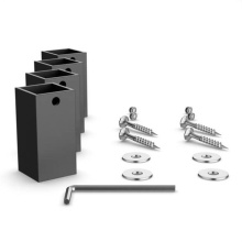 Artos MH15BK - Standard Mounting Hardware for Towel Warmers - Black