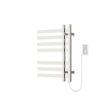 Artos MS06950RP-PN - Lioni Square 27'' x 20'' Plug-In Towel Dryer with Hardwire Kit on Right Polish