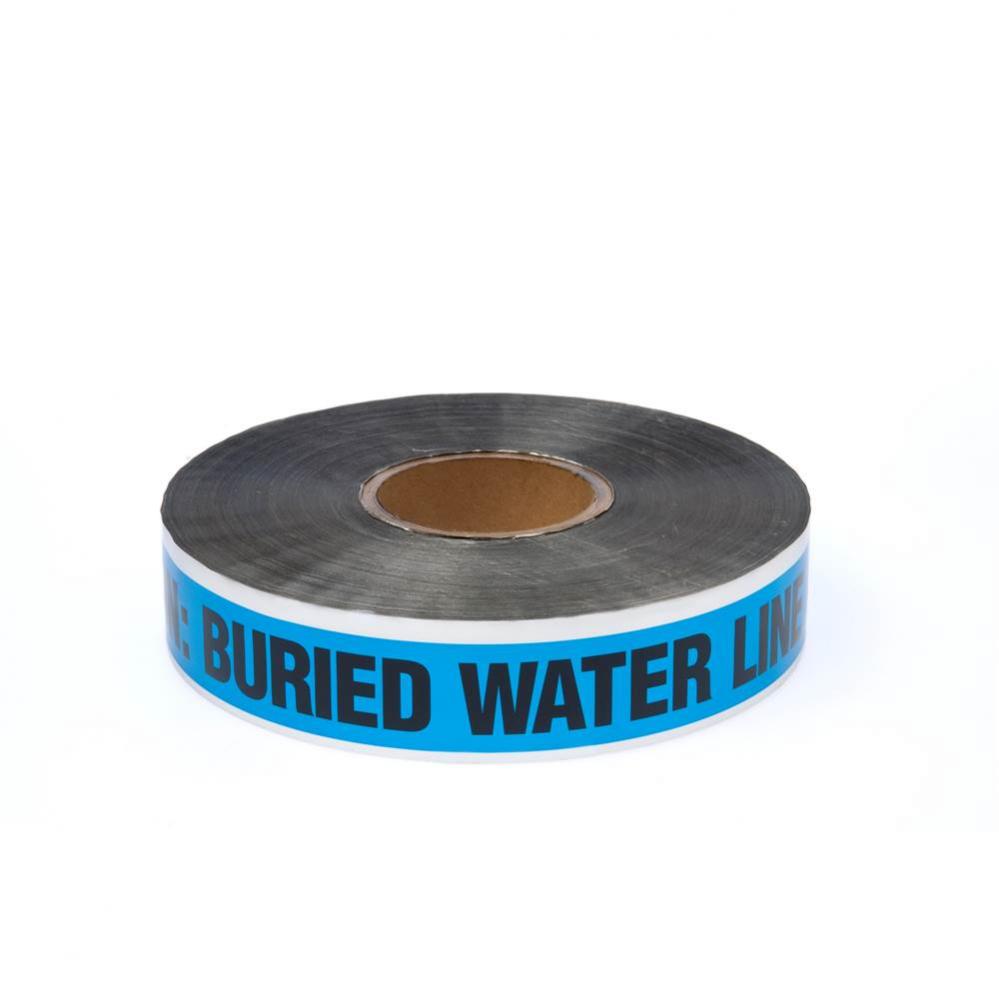 2'' x 1000'' Detectable Marking Tape - Blue - Water Line