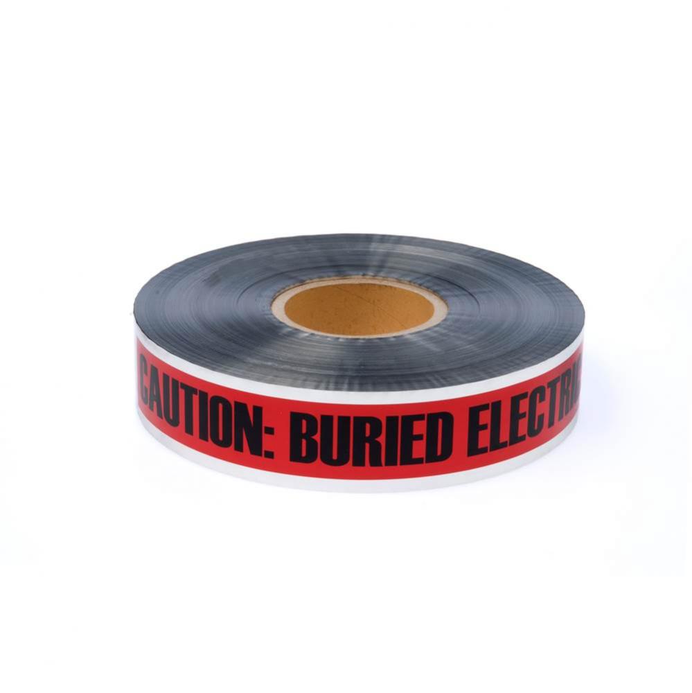 2'' x 1000'' Detectable Marking Tape - Red - Electric Line