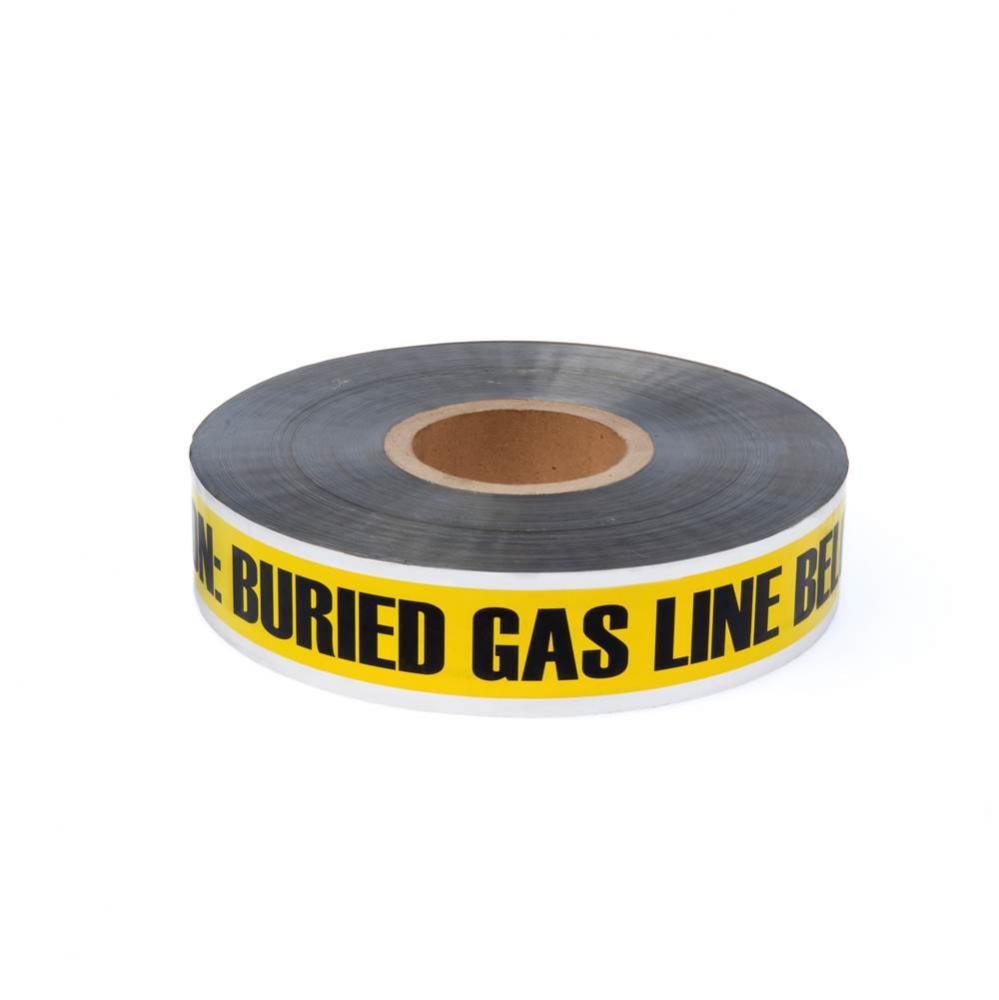 2'' x 1000'' Detectable Marking Tape - Yellow - Gas Line