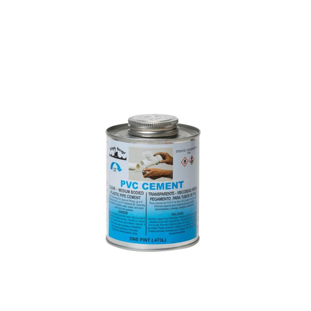 PVC Cement (Clear) - Medium Bodied - Pint