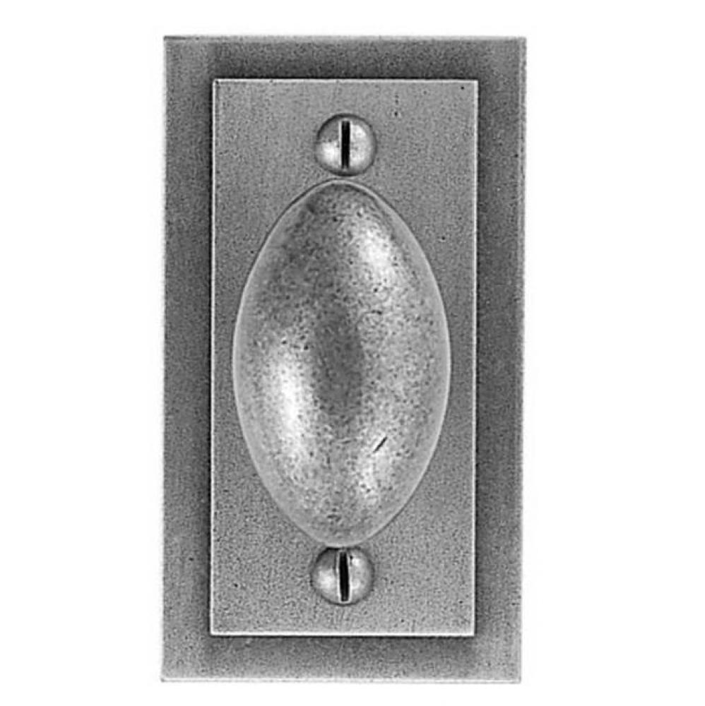 Knob on rosette set - Passage trim set