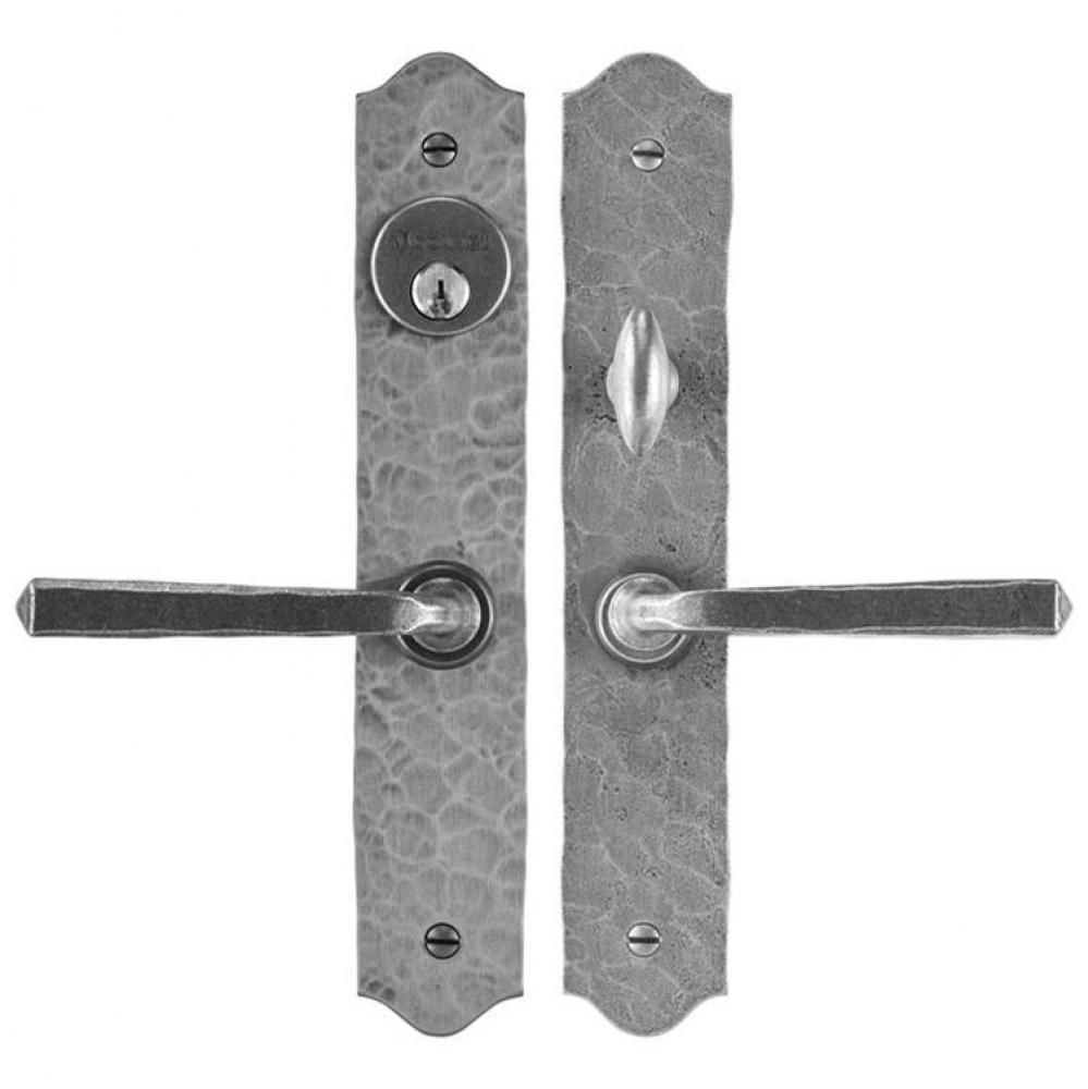 Handle set for interior or exterior door - Complete single cylinder set for 1 3/4'' door