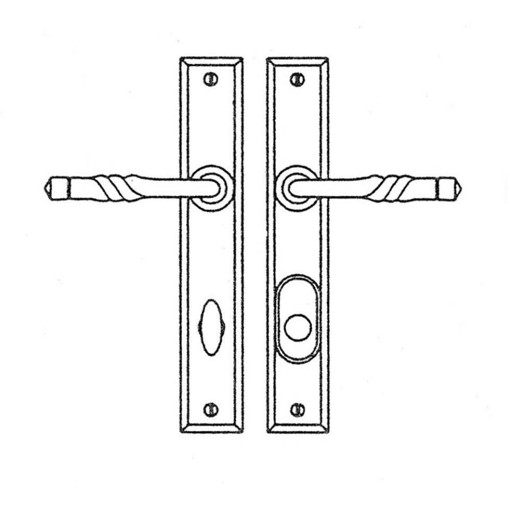 Multipoint System Set - Single cylinder trim set without mechanism