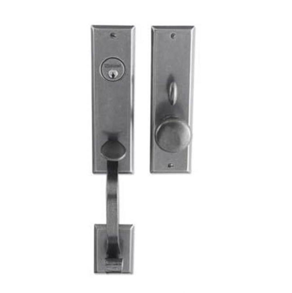 Entrance Handle Set - Complete single cylinder set for 2 1/4'' door