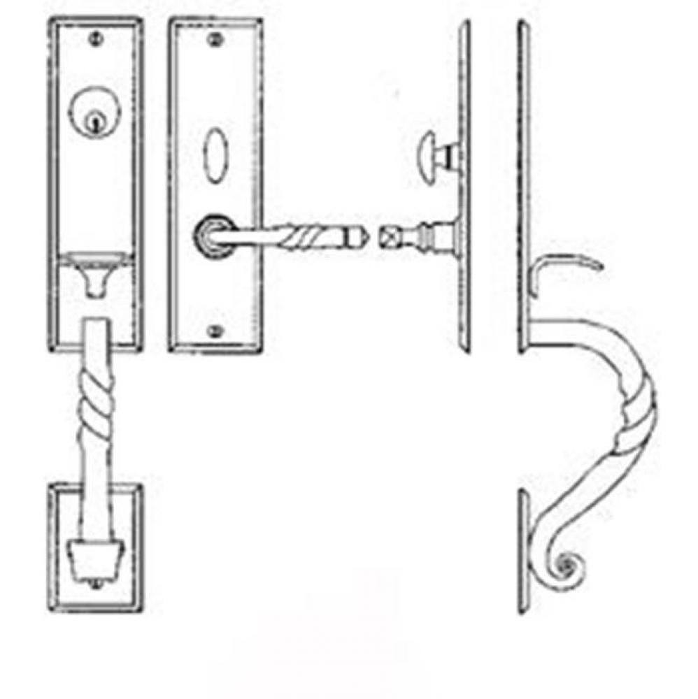 Entrance Handle Set - Trim set without mechanism