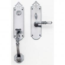 Bouvet 2502-144-007 - Champlain Entrance Handle Set - Complete single cylinder set for 1 3/4'' door