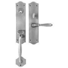 Bouvet 2504-144-007 - Valois Entrance Handle Set - Complete single cylinder set for 1 3/4'' door