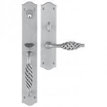 Bouvet 2507-160-007 - Libourne Entrance Handle Set - Complete single cylinder set for 2 1/4'' door