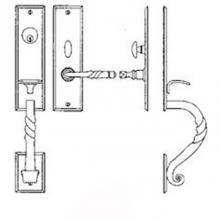 Bouvet 2815-144-007 - Entrance Handle Set - Complete single cylinder set for 1 3/4'' door