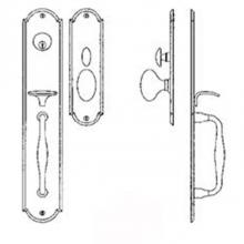 Bouvet 2817-144-007 - Entrance Handle Set - Complete single cylinder set for 1 3/4'' door