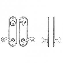 Bouvet 4613-144-007 - Entry Tubular or Mortise set - Single cylinder mortise lock set for 1 3/4''