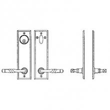 Bouvet 4615-25-007 - Entry Tubular or Mortise set - Single cylinder deadbolt set for 1 3/4''