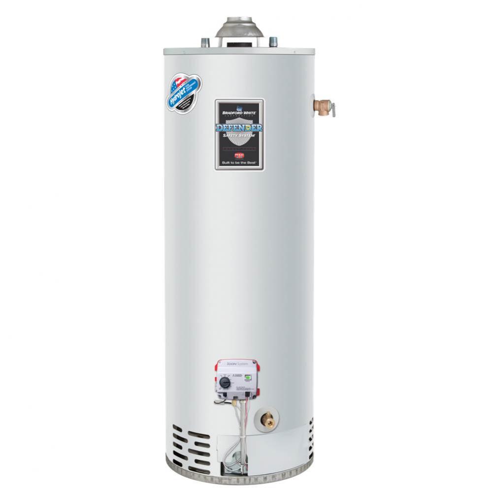 Defender Safety System, 50 Gallon Tall Residential Gas (Liquid Propane) Atmospheric Vent Water Hea