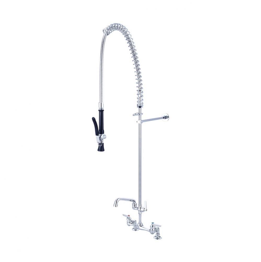 Pre-Rinse-8'' Lvr Hdl Add-On Faucet 6'' Tube Spt-Pc