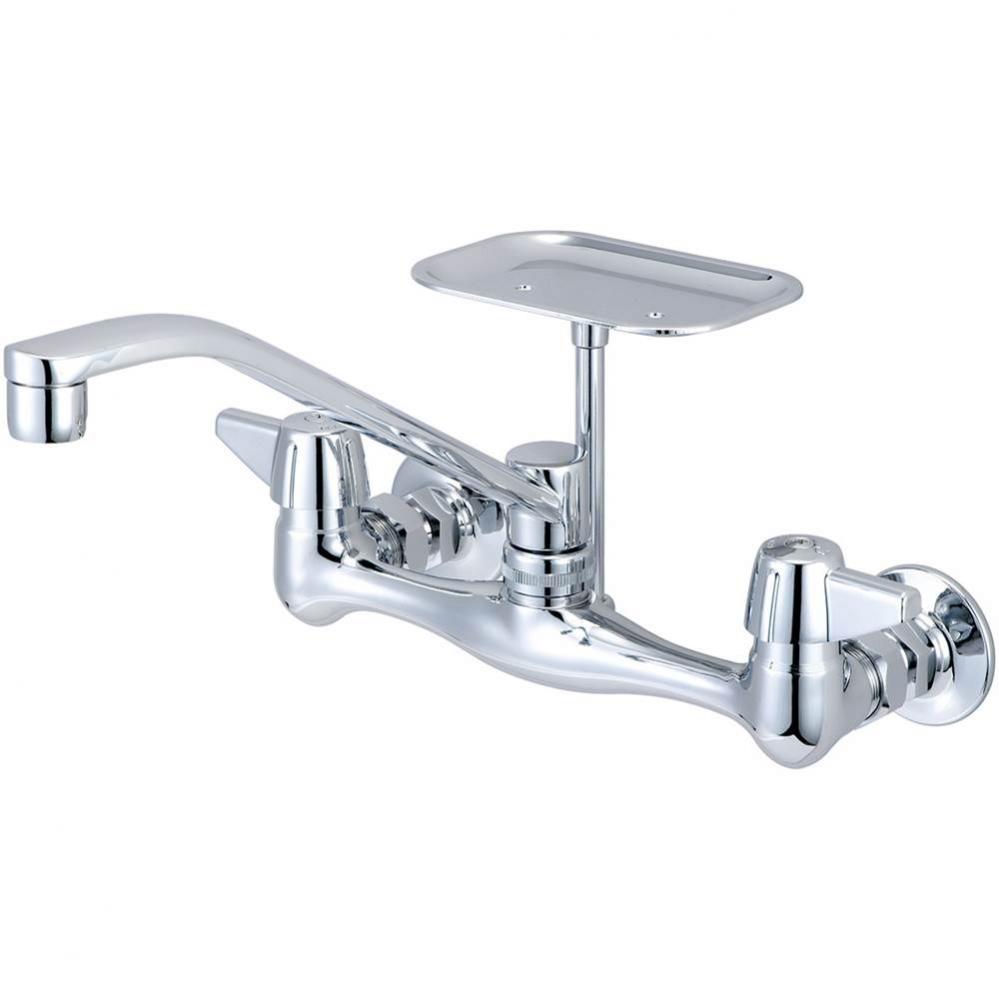 Kitchen-Wallmount 7-7/8'' To 8-1/8'' Two Canopy Hdls 8'' D Style Spt