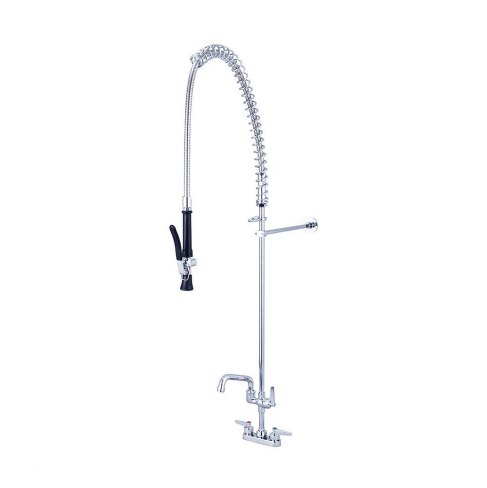 Pre-Rinse-4'' Lvr Hdl Add-On Faucet 6'' Tube Spt Ceramic Cart-Pc