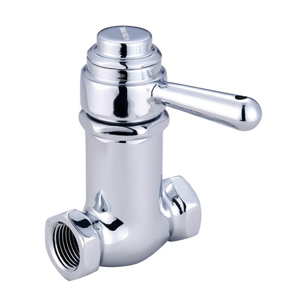 Selfclose-Shower Stop Lvr Hdl 1/2'' Inline-Pc