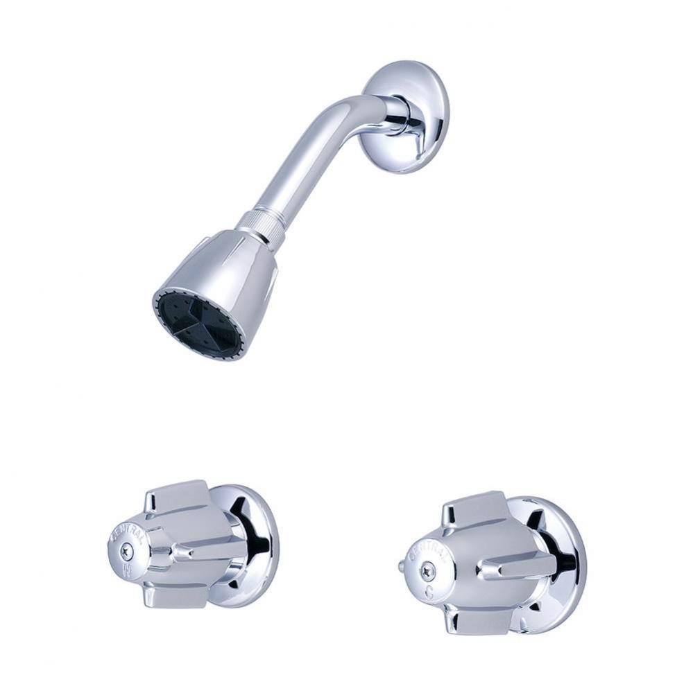 Shower-2 Canopy Hdl 1/2'' Direct Sweat 8'' Cntrs Shwr Head-Pc