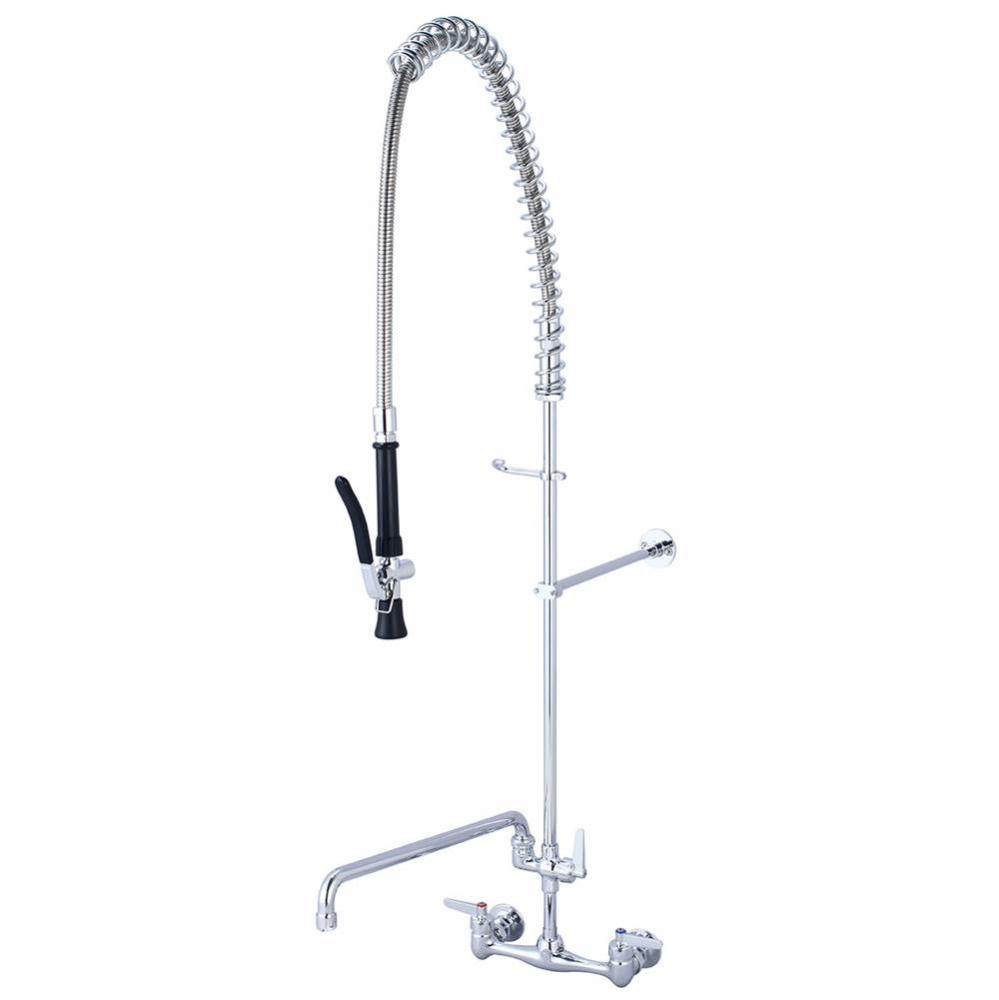 Pre-Rinse-Wallmount 7-7/8'' To 8-1/8'' Lvr Hdl Add-On Faucet 18'' Tu