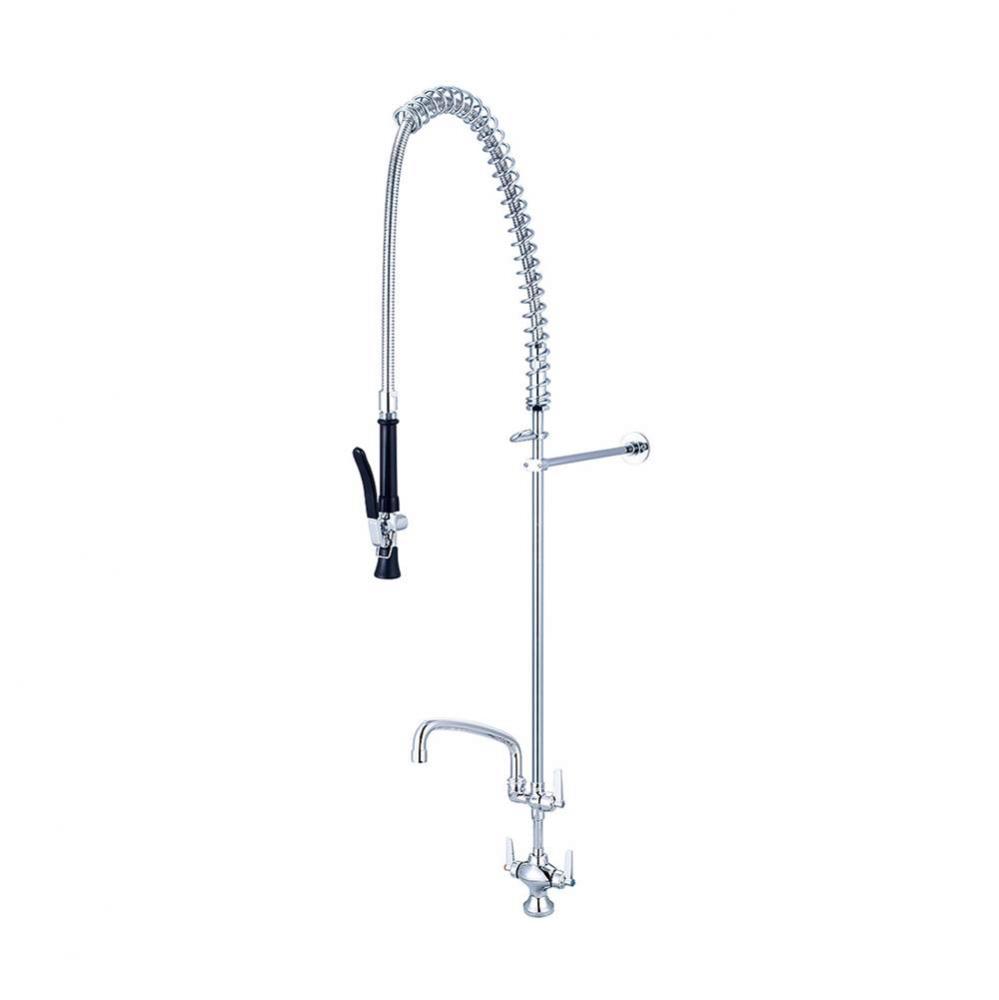 Pre-Rinse-1 Hole Lvr Hdl Add-On Faucet 6'' Tube Spt Ceramic Cart-Pc