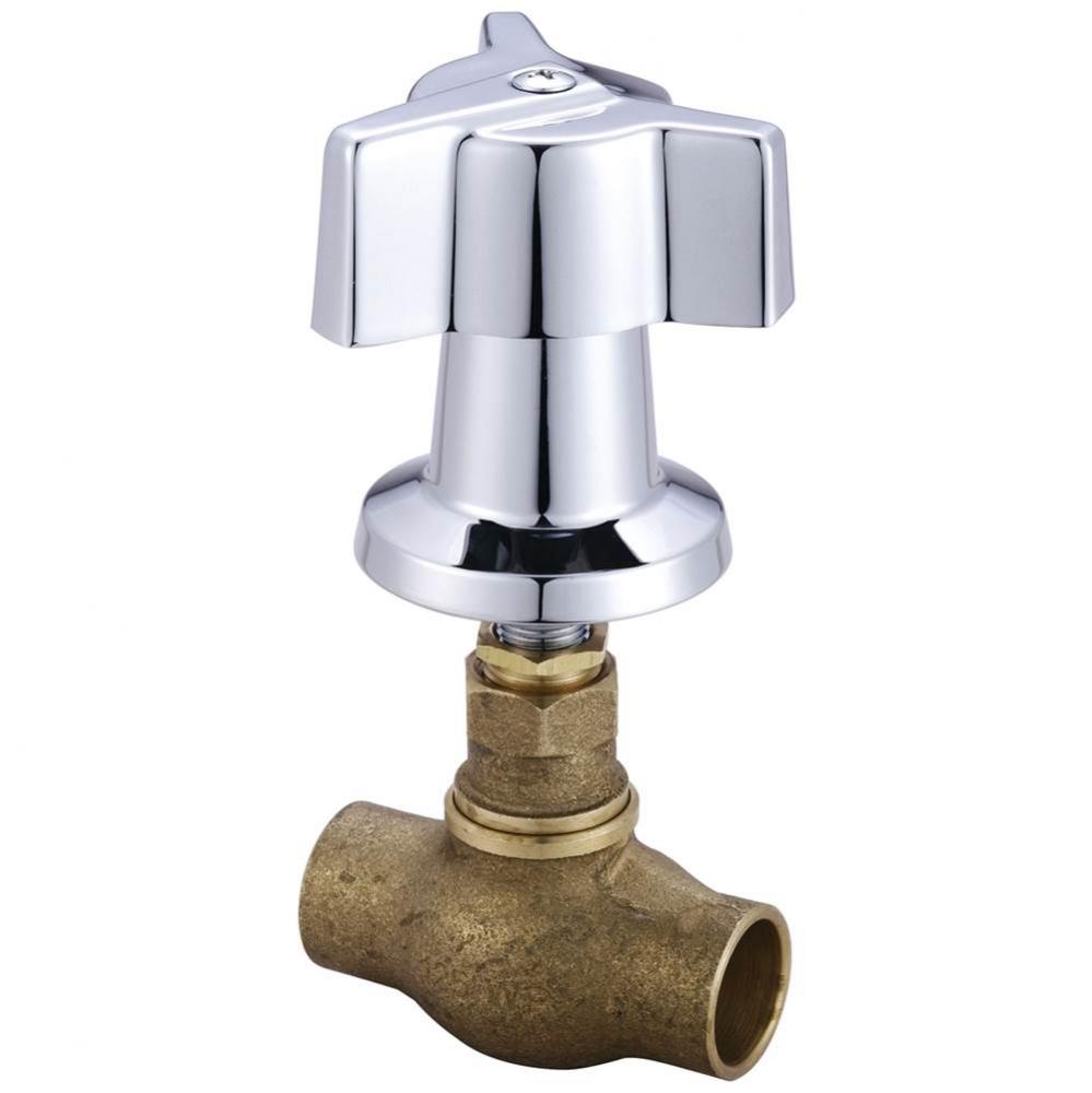 Valve-Tile Stop 3-Point Hdl 1/2'' Cxc-Pc