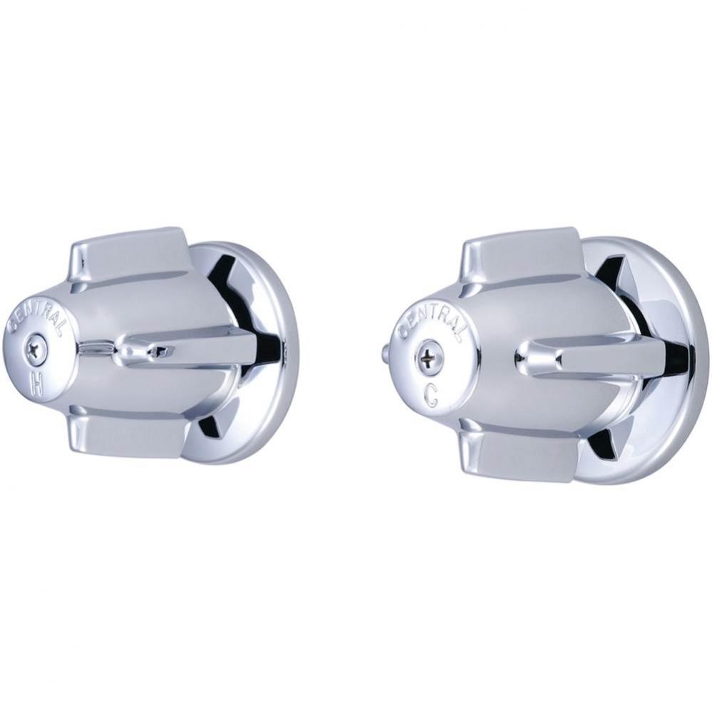 Tub & Shower-2 Canopy Hdl 1/2'' Combo Union 6'' Cntrs-Pc