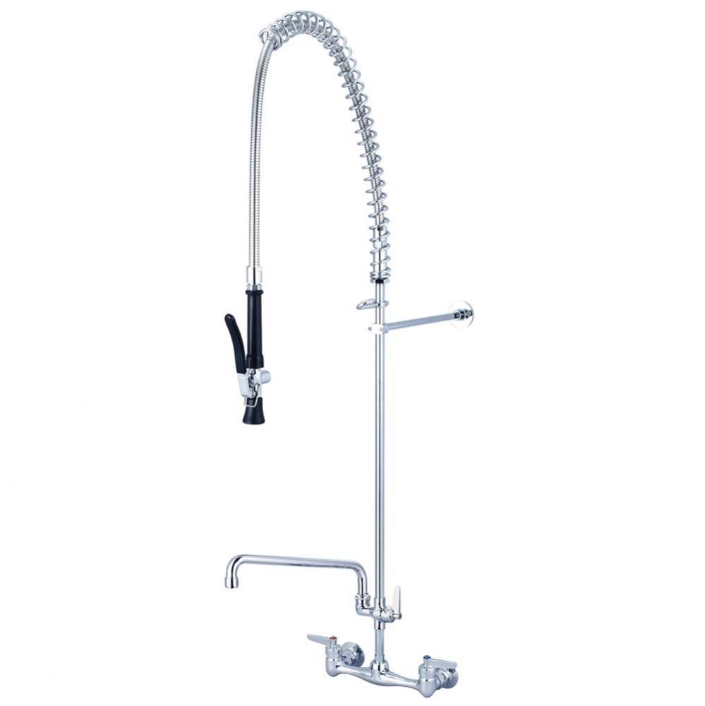 Pre-Rinse-Wallmount 7-7/8'' To 8-1/8'' Lvr Hdl Add-On Faucet 12'' Tu