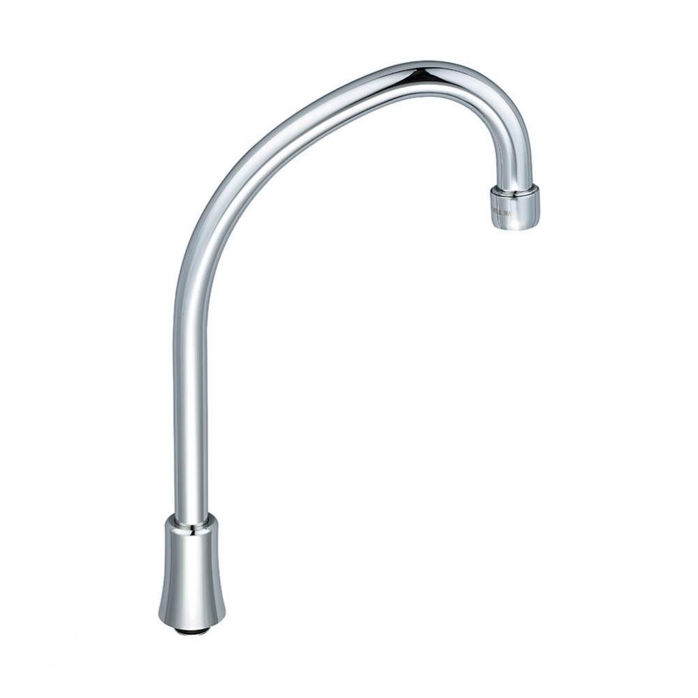 Two Handle Kitchen Faucet-6-1/4'' Tri-Arc Gooseneck Spout W/Aerator-Pc