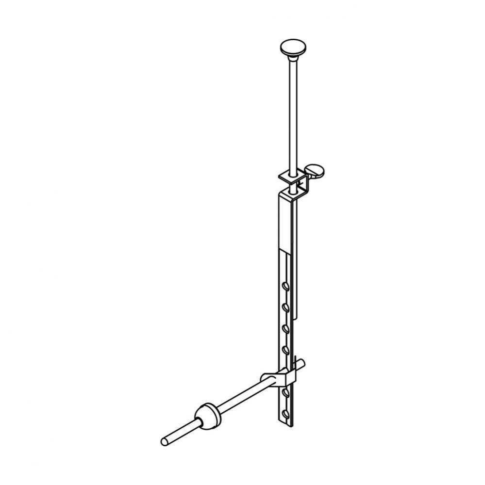 Two Handle Lavatory Centerset- Ball Lever Rod Group For 1109