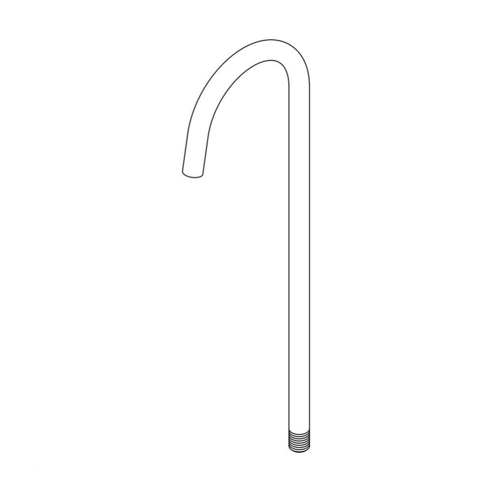 Glass Filler-2-1/2'' Gooseneck Spout