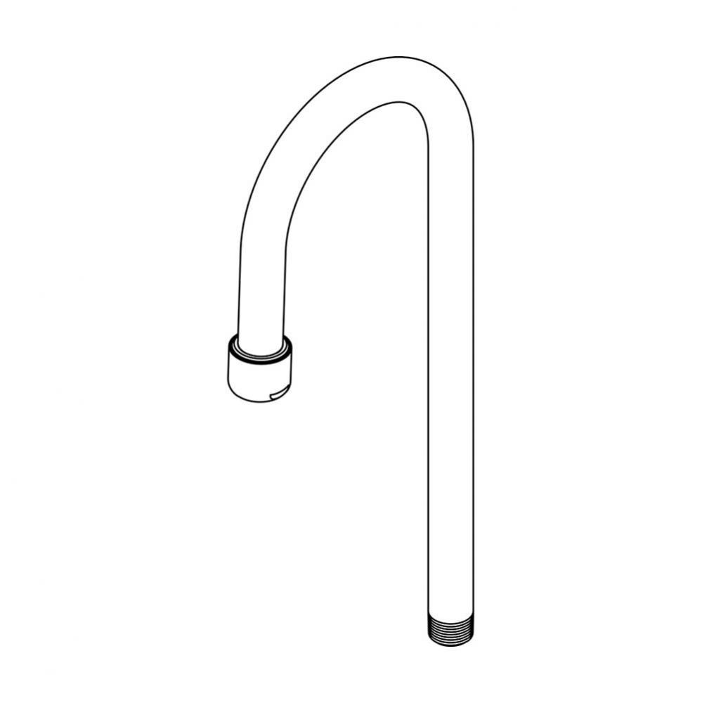 Bar Faucet-3-15/16'' Rigid Gooseneck Spout W/ Aerator For 0289
