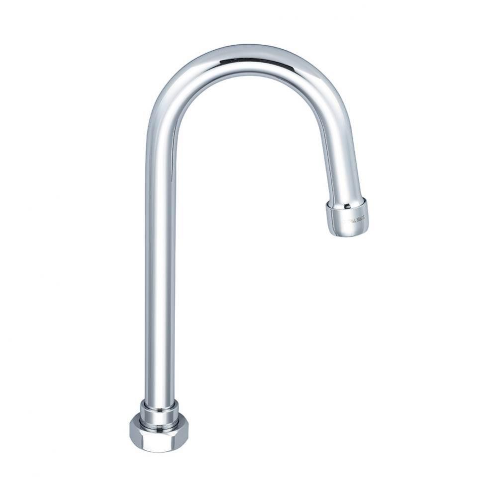 Two Handle Faucet-4-3/32'' Rigid Gooseneck Spout W/ Aerator