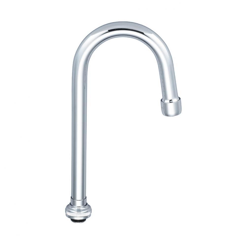 Two Handle Faucet-4-3/32'' Gooseneck Spout W/ Aerator