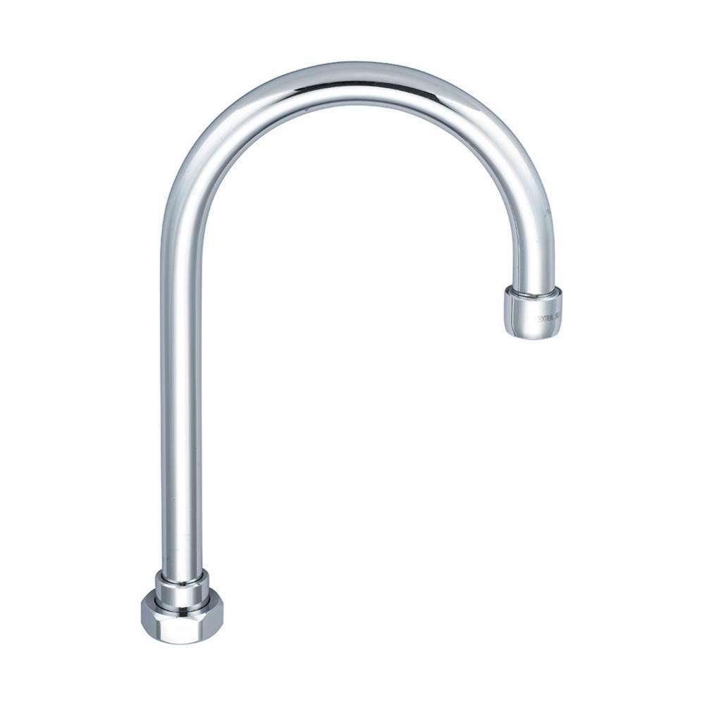 Two Handle Faucet-5-1/2'' Rigid Gooseneck Spout W/ Aerator