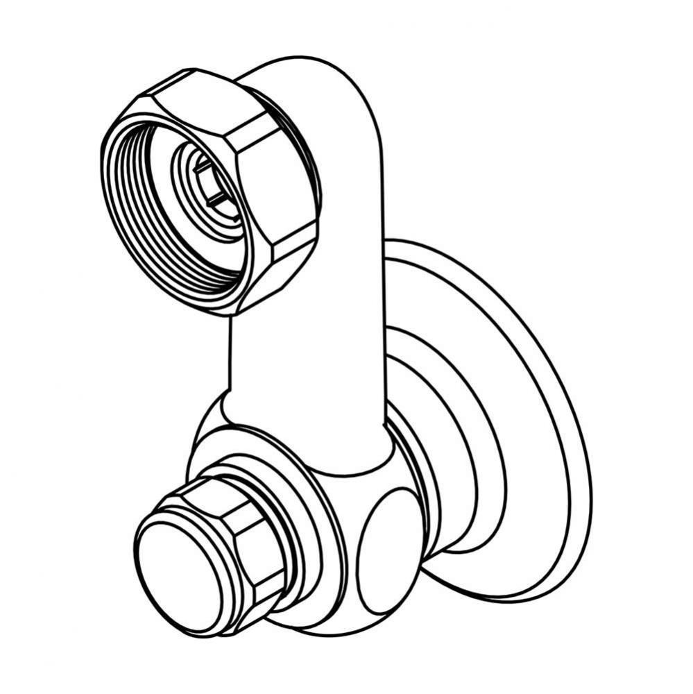 Female Flange Adjustable 3'' To 13'' W/ Integral Stops