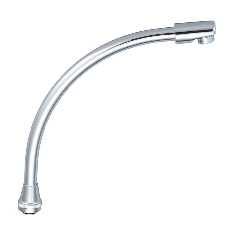Two Handle Faucet-8-3/4'' Gooseneck Spout W/ Aerator