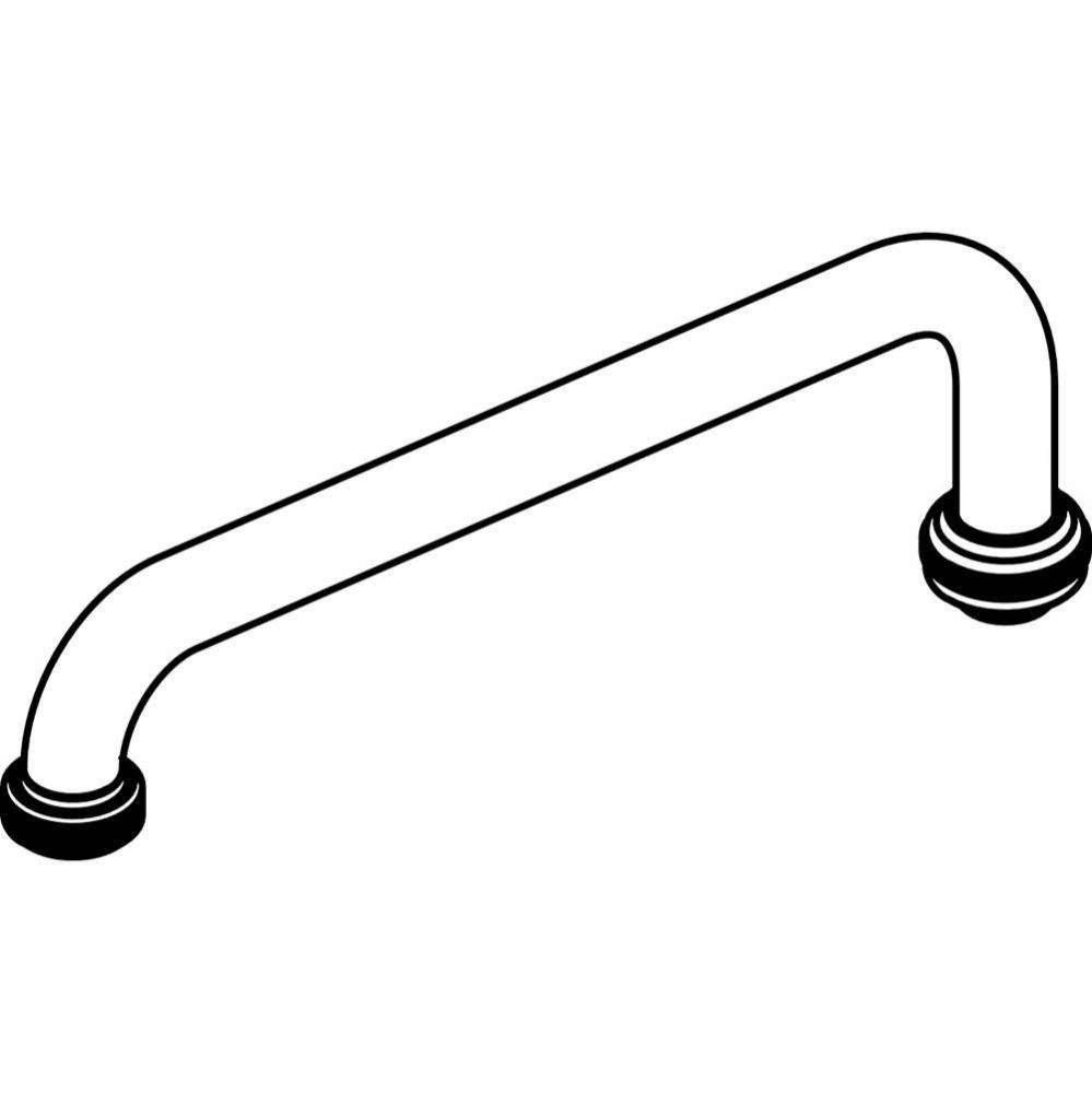 Two Handle Faucet-10'' Tube Spout W/ Hose End