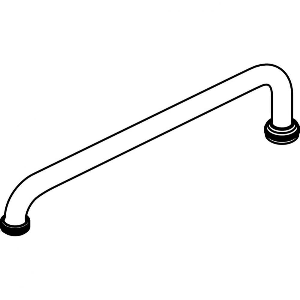 Two Handle Faucet-14'' Tube Spout W/ Hose End