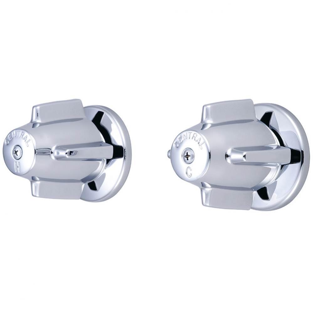 Tub & Shower Trim-2 Canopy Hdl & Escutcheon-Pc