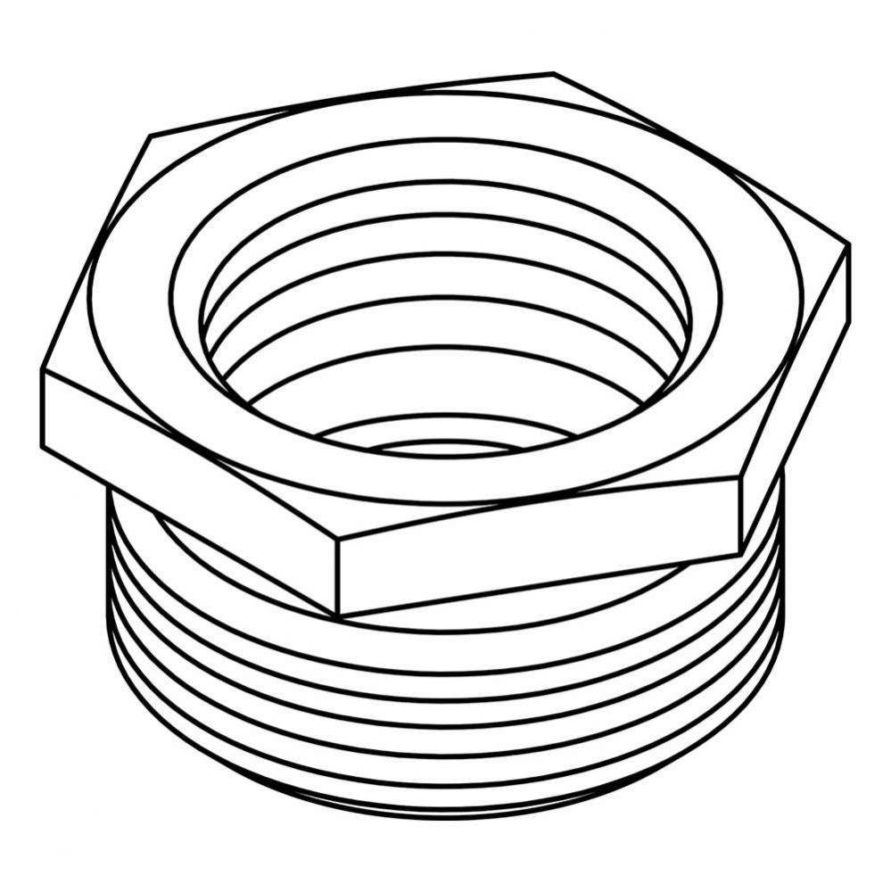 Brass Hex Packing Nut For Stem Assembly-6/Pk