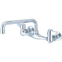 Central Brass 0047-UA2 - Kitchen-Wallmount 7-7/8'' To 8-1/8'' Two Canopy Hdls 10'' Tube Spt-P