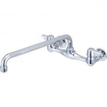 Central Brass 0047-UA4 - Kitchen-Wallmount 7-7/8'' To 8-1/8'' Two Canopy Hdls 14'' Tube Spt-P