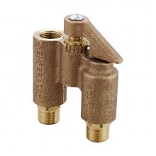 Central Brass 555 - Valve-Anti-Sweat Temperator Detent Hdl 3/8'' Npt Male-Rough