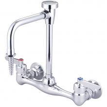 Central Brass 0047-ULE20 - Laboratory-Wallmount 7-7/8'' To 8-1/8'' Lvr Hdl 5-1/2'' Rigid/Swivel