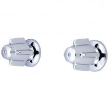 Central Brass 0905 - TUB & SHOWER-2 CANOPY HDL 1/2'' COMBO UNION 8'' CNTRS-PC