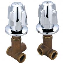 Central Brass 1240 - Valve-Shower Canopy Hdl 1/2'' Combo Union-Pc